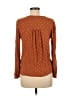 Universal Thread 100% Rayon Brown Orange Long Sleeve Blouse Size M - photo 2