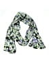 Unbranded Floral Green Black Scarf One size - photo 1