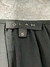 Glam 100% Polyester Solid Black Casual Dress Size S - photo 7