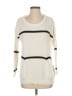 Pure Navy 100% Cotton Stripes Ivory Pullover Sweater Size S - photo 1