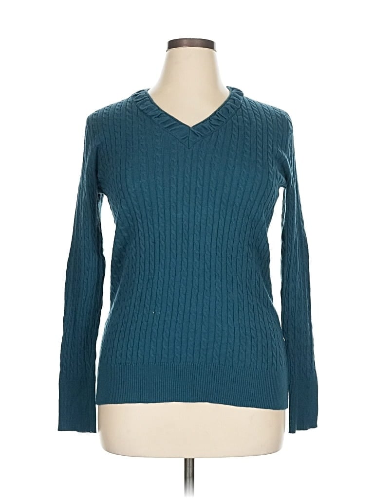 Pre-owned Eddie Bauer Pullover Sweater In Blue