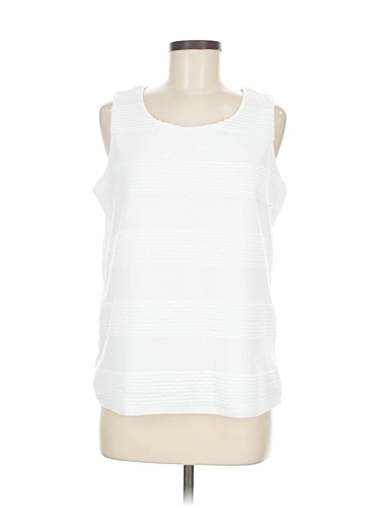 Pre-owned East5th Sleeveless T-shirt In White