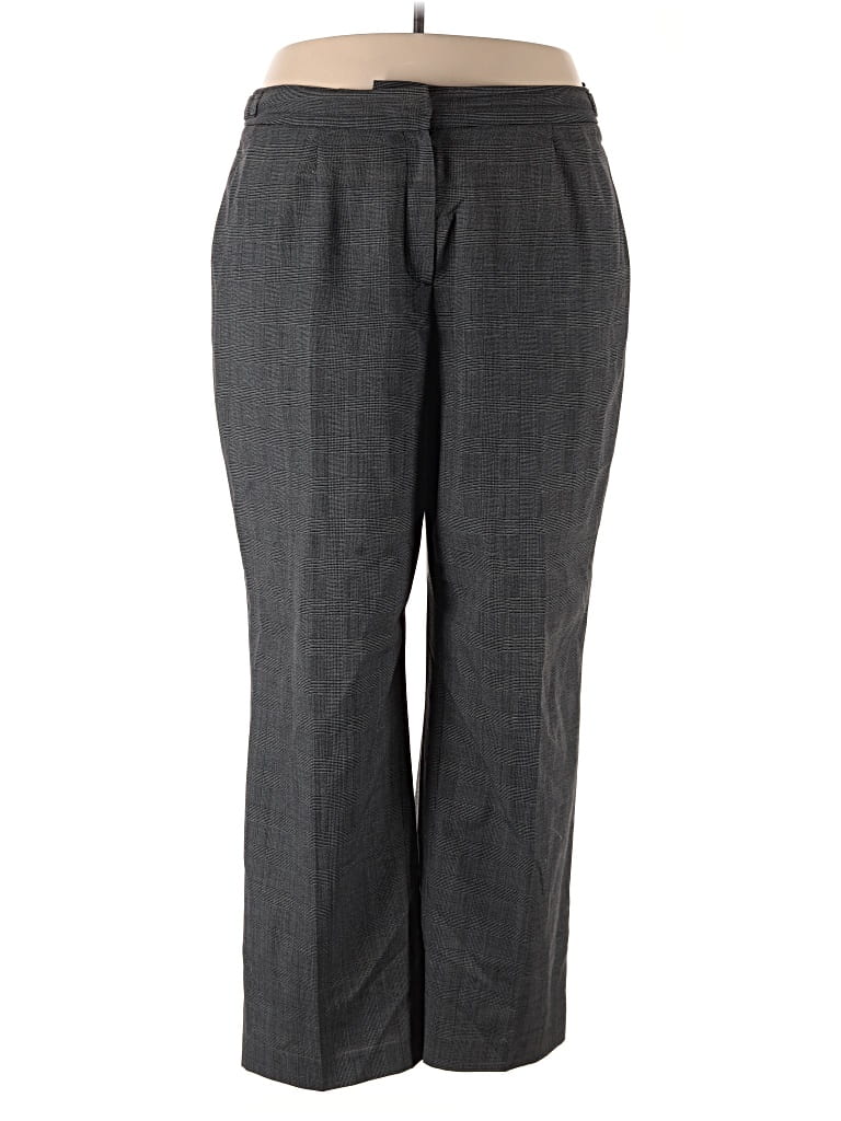 Pre-owned Jones New York Collection Dress Pants In Gray