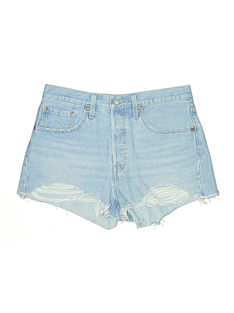 Pre-owned Levi's Denim Shorts In Blue