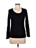 Rafaella Black Long Sleeve T-Shirt Size S - photo 1