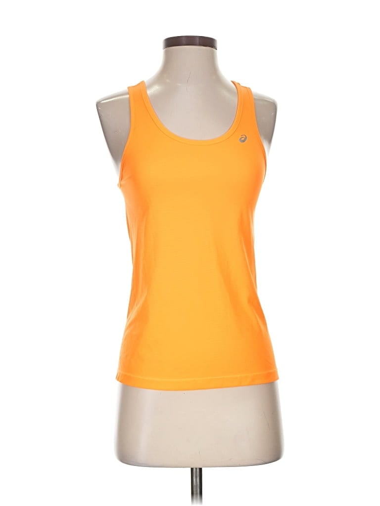 Pre-owned Asics Active Tank Top In Orange