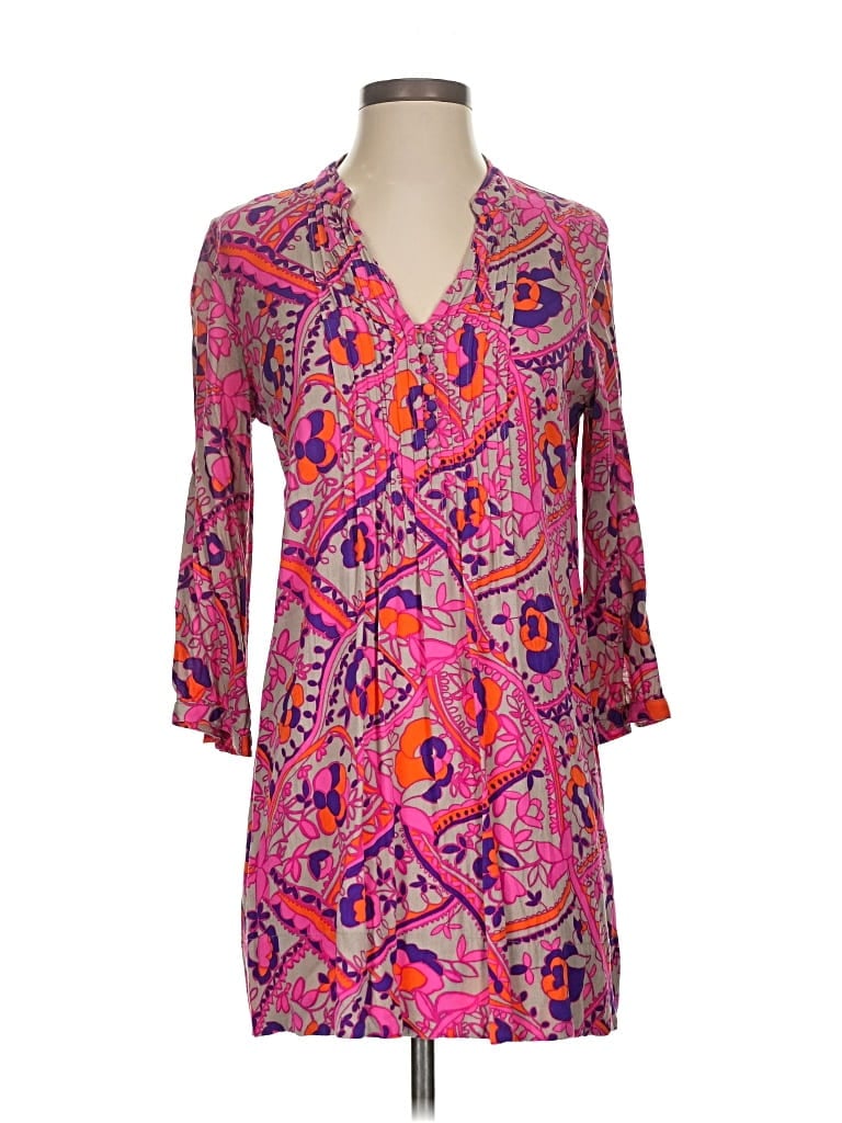 Pre-owned Fossil Casual Dress In Pink