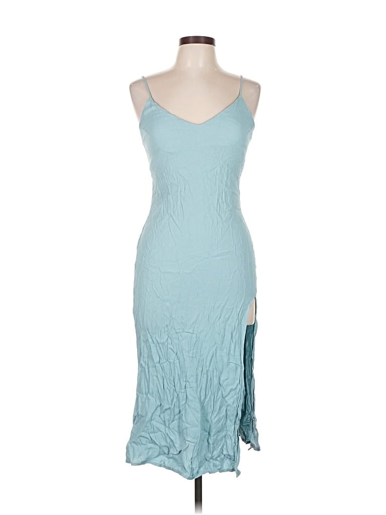Pre-owned Reformation Cocktail Dress In Blue