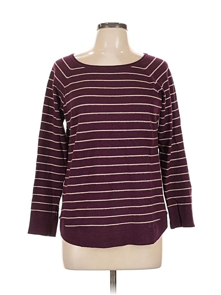 Pre-owned Pink Clover 3/4 Sleeve T-shirt In Burgundy