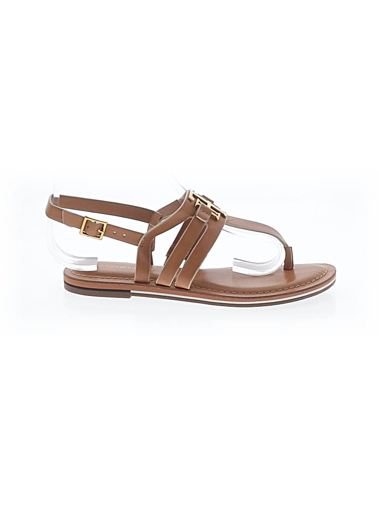 Pre-owned Tommy Hilfiger Sandals In Brown