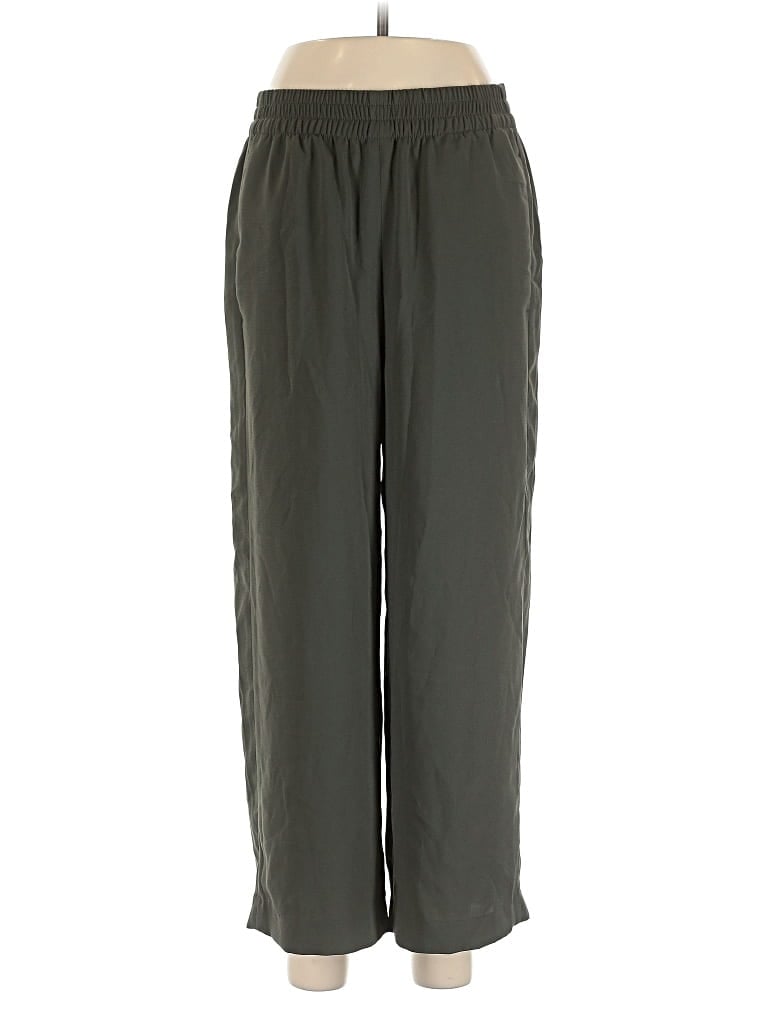 Pre-owned H&m Casual Pants In Green