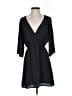 Glam 100% Polyester Solid Black Casual Dress Size S - photo 1