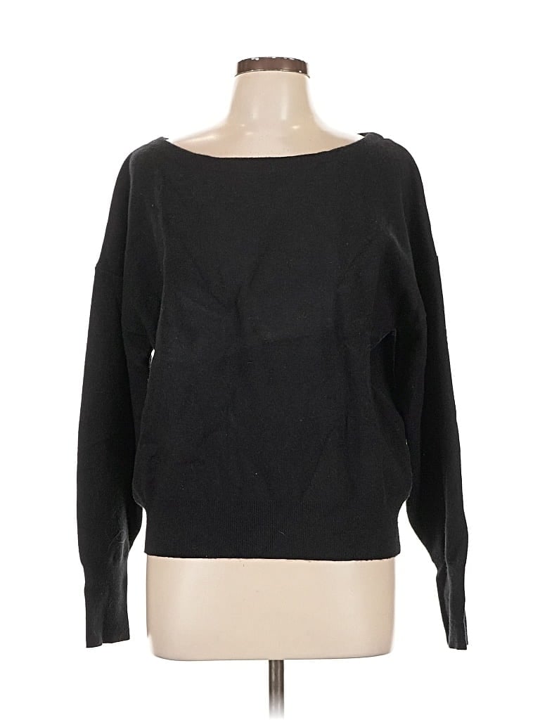 Pre-owned Maeve By Anthropologie Pullover Sweater In Black