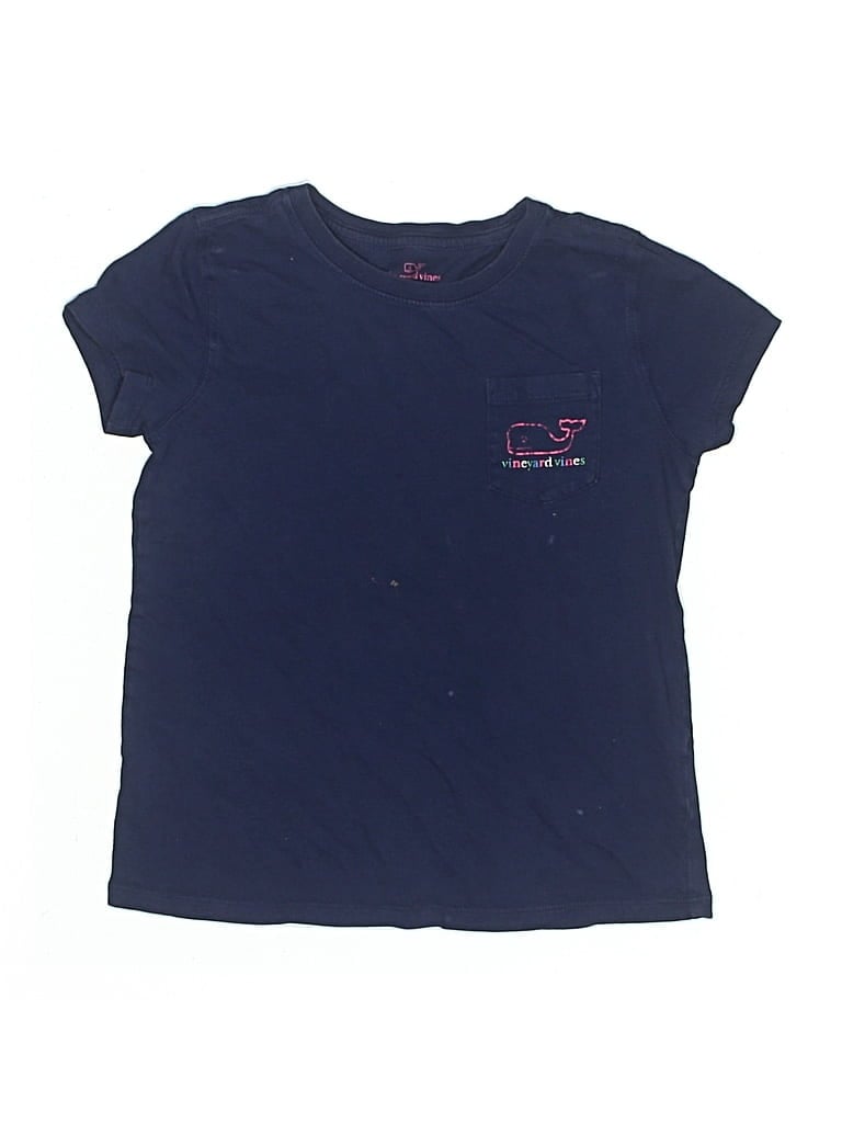 Pre-owned Vineyard Vines Kids' Short Sleeve T-shirt In Blue