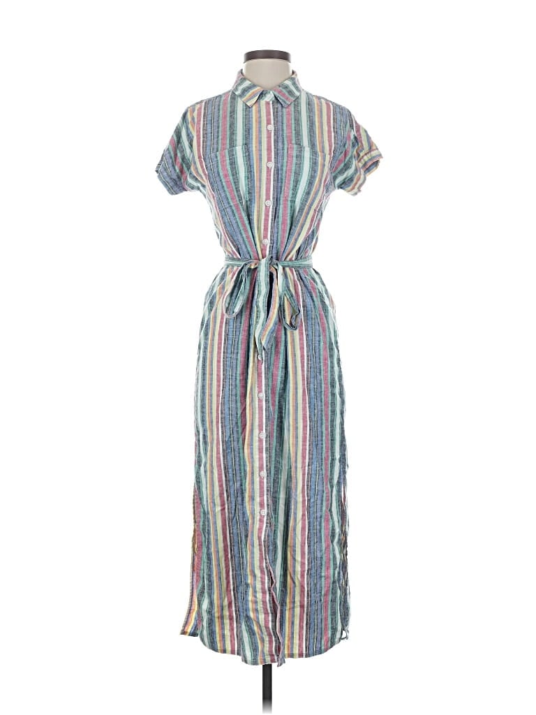 Pre-owned Marine Layer Casual Dress In Blue