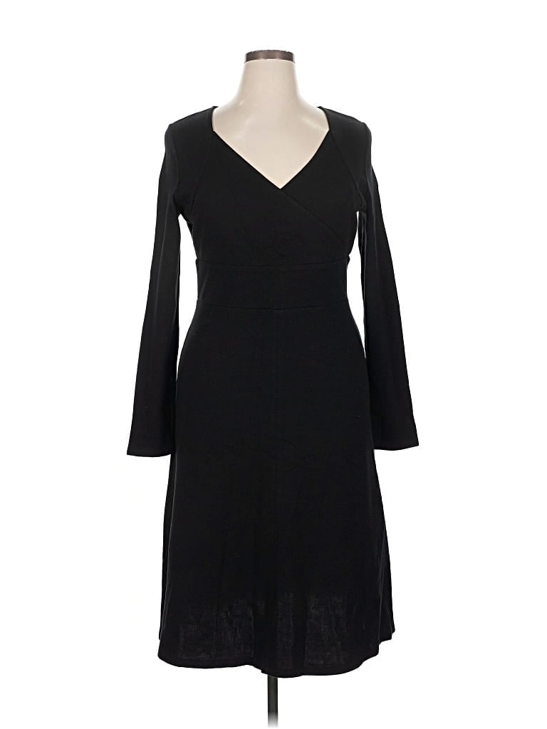 Pre-owned Talbots Casual Dress In Black