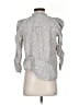 SECULAR 100% Cotton Gray 3/4 Sleeve Blouse Size S - photo 2