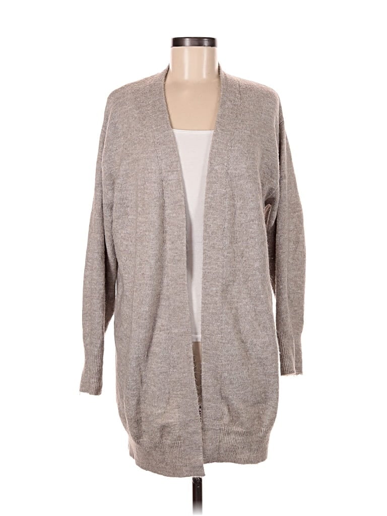 Pre-owned H&m Cardigan Sweater In Gray