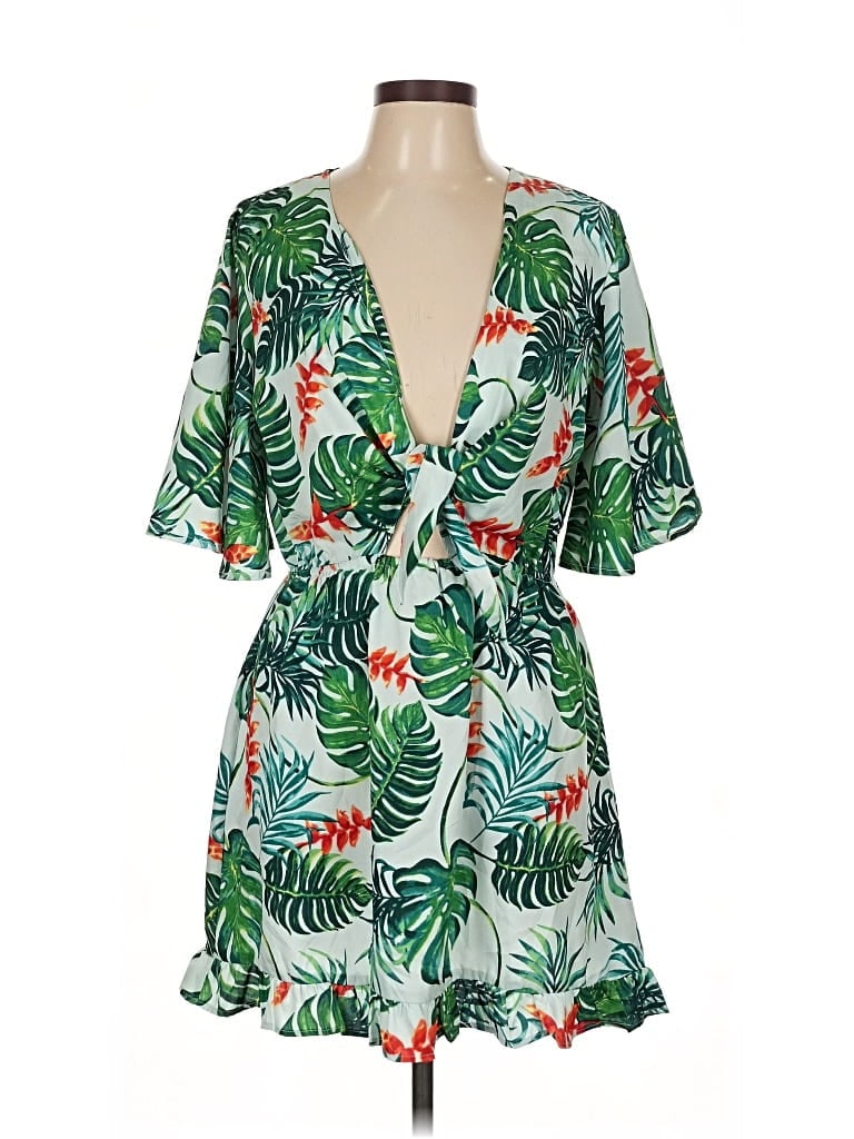 Boohoo Casual Dress In Green