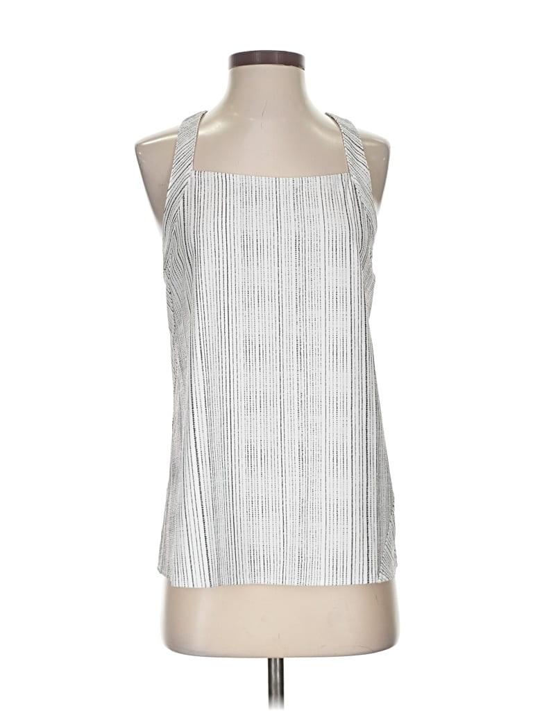 Pre-owned Athleta Sleeveless Blouse In Silver