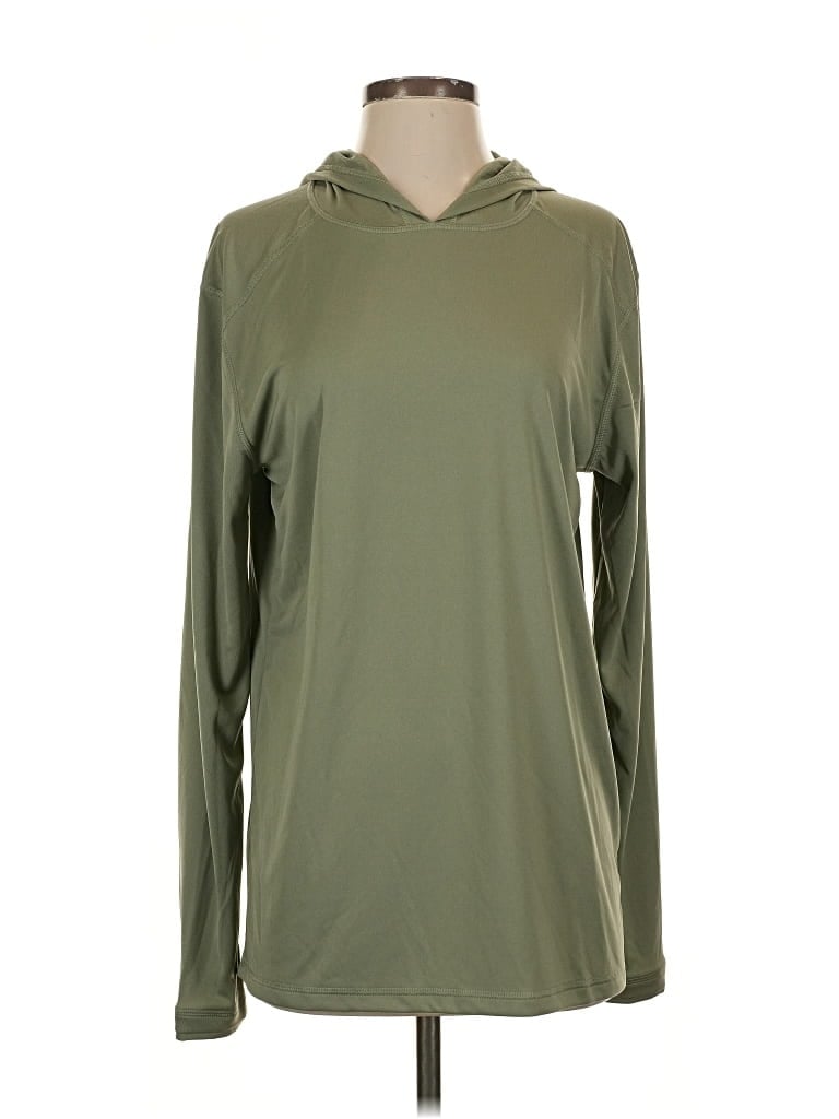 Pre-owned Blue 84 Pullover Hoodie In Green