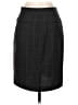 Theory Plaid Gray Wool Skirt Size 4 - photo 2