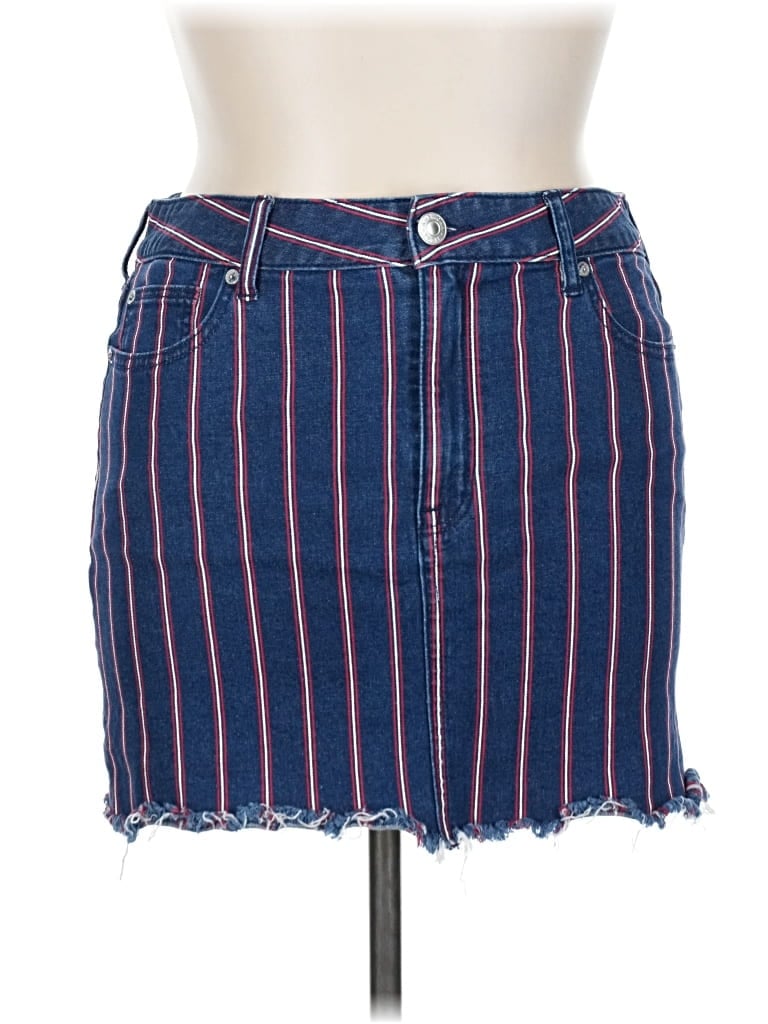 Pre-owned American Eagle Outfitters Denim Skirt In Blue