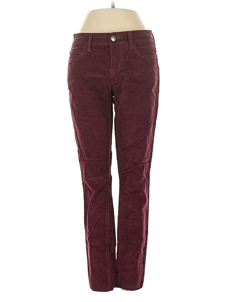 Pre-owned Current Elliott Casual Pants In Burgundy