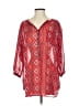 Tasha Polizzi Collection 100% Polyester Red 3/4 Sleeve Blouse Size S - photo 1
