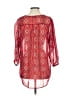 Tasha Polizzi Collection 100% Polyester Red 3/4 Sleeve Blouse Size S - photo 2