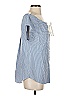 Theory 100% Cotton Blue Short Sleeve Blouse Size P (petite) - photo 4