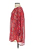 Tasha Polizzi Collection 100% Polyester Red 3/4 Sleeve Blouse Size S - photo 5