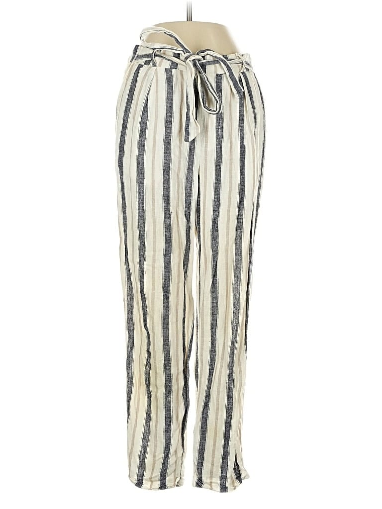 Pre-owned Love Tree Linen Pants In White