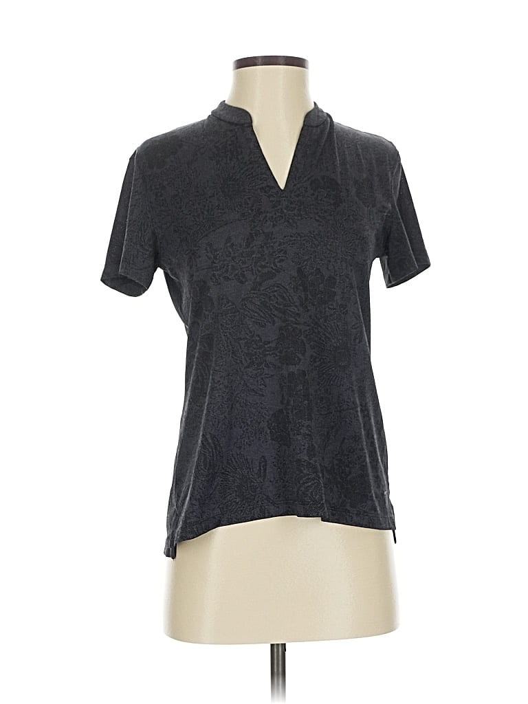 Pre-owned Nike Short Sleeve Polo Shirt In Gray