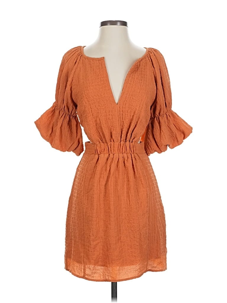 Pre-owned Showpo Casual Dress In Orange