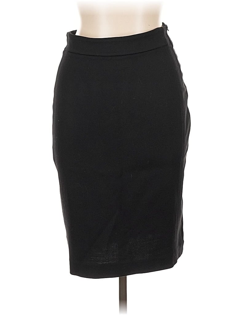 Pre-owned Diane Von Furstenberg Wool Skirt In Black