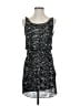 Alice + Olivia 100% Polyester Animal Print Black Cocktail Dress Size XXS (estimated) - photo 1