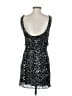Alice + Olivia 100% Polyester Animal Print Black Cocktail Dress Size XXS (estimated) - photo 2