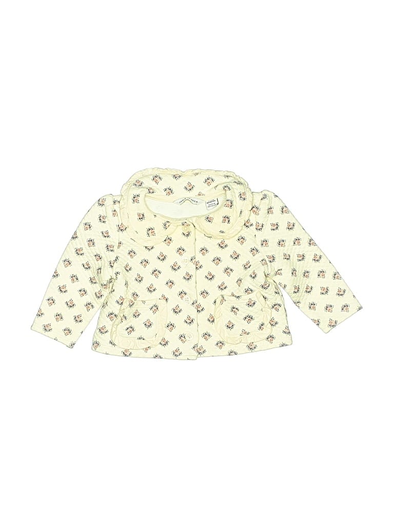 Pre-owned Janie And Jack Babies' Cardigan Sweater In Yellow