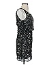 Alice + Olivia 100% Polyester Animal Print Black Cocktail Dress Size XXS (estimated) - photo 4