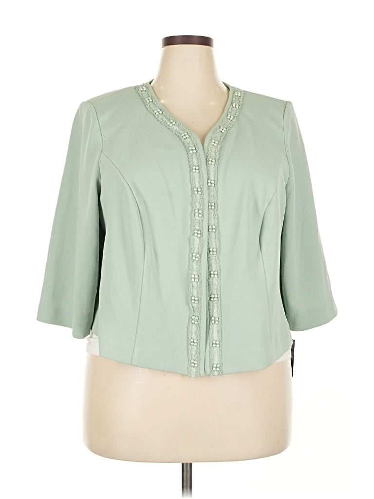 Le Bos 3/4 Sleeve Blouse In Green