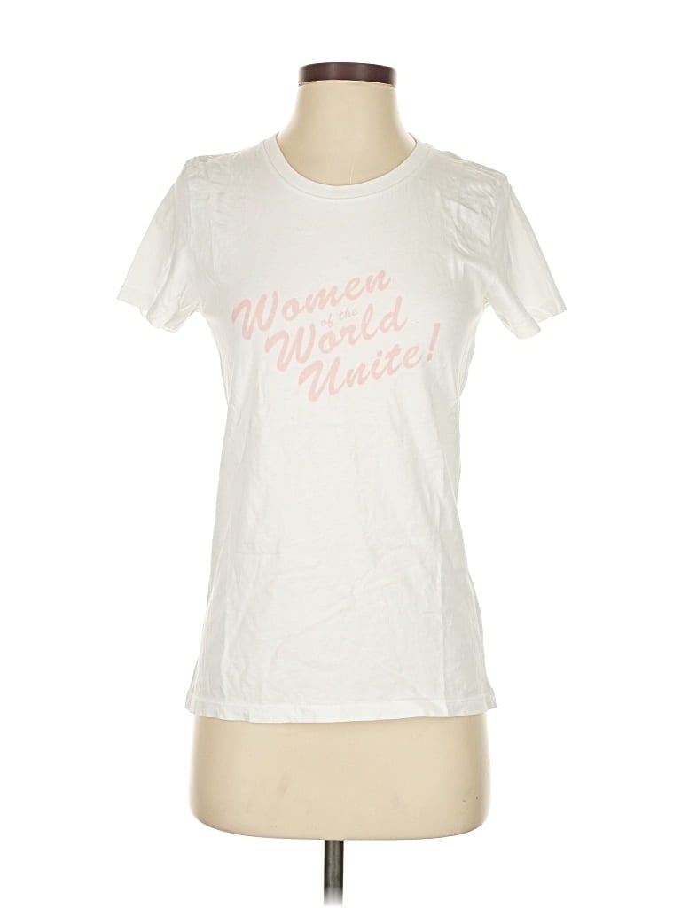 Pre-owned Assorted Brands Short Sleeve T-shirt In White