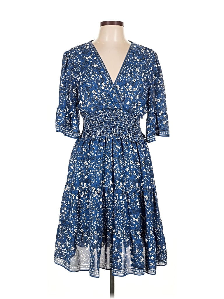 Pre-owned Max Studio Casual Dress In Blue