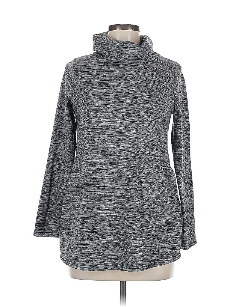Pre-owned Aj My Amelia James Turtleneck Sweater In Gray