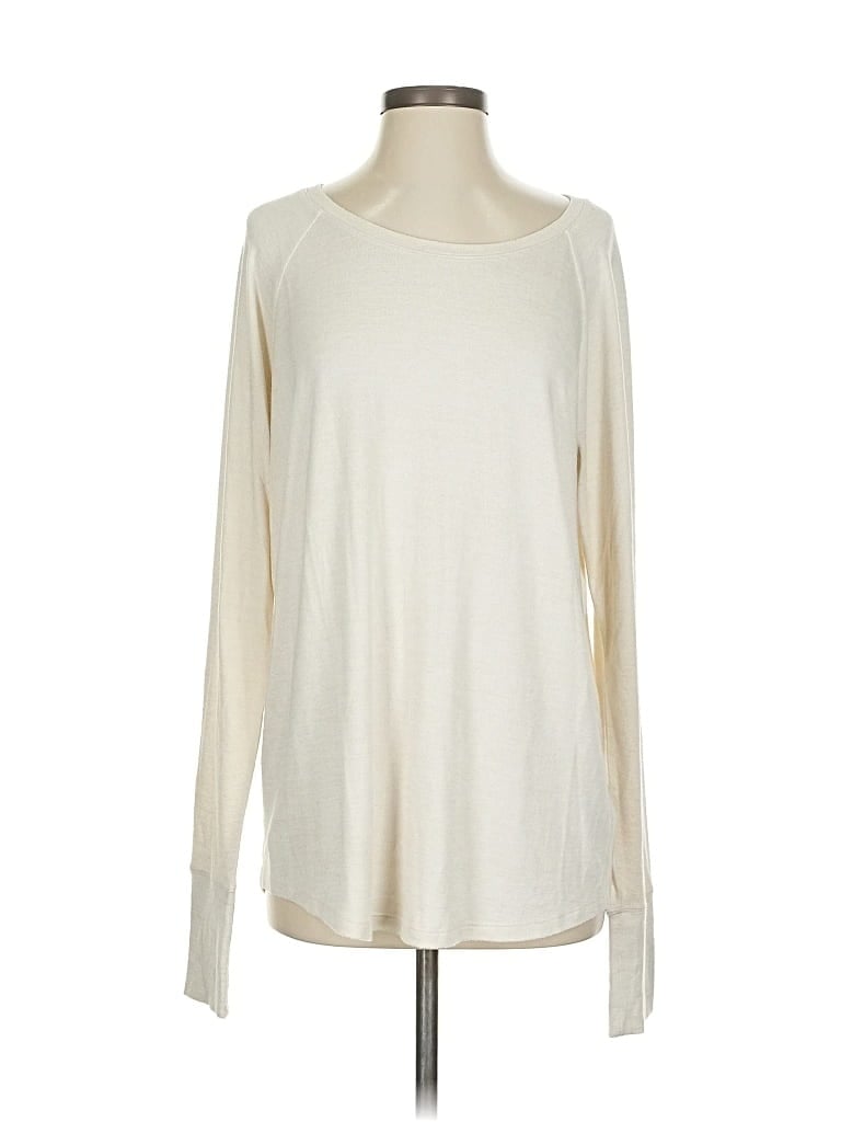 Pre-owned Gap Pullover Sweater In White