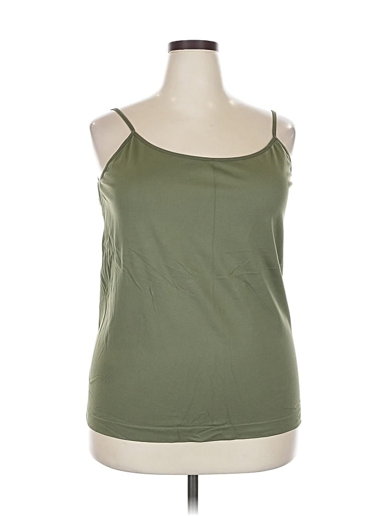 Pre-owned Cato Tank Top Green Strapless Neckline Tops