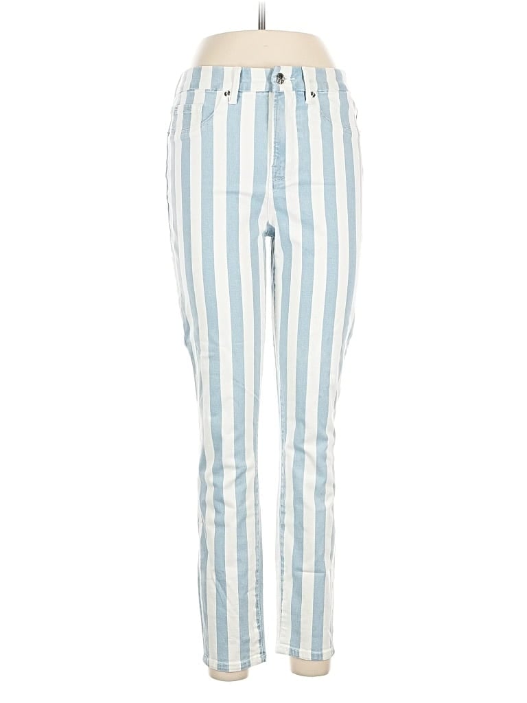 Pre-owned Good American Casual Pants In Blue