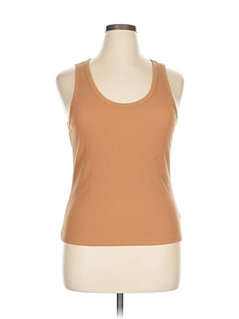 Pre-owned Gap Tank Top Brown Halter Neckline Tops