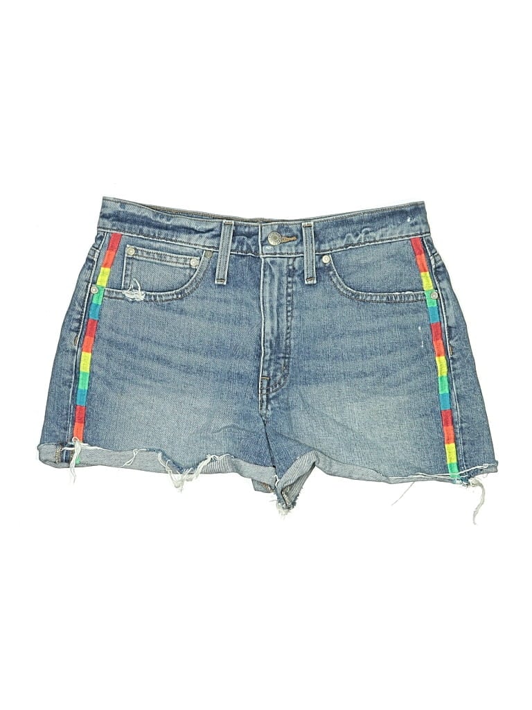 Pre-owned Point Sur Denim Shorts In Blue