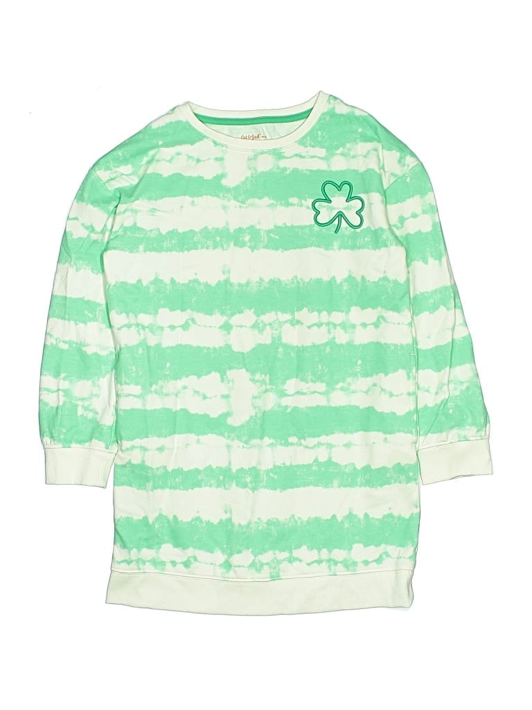 Pre-owned Cat & Jack Kids' Dress In Green